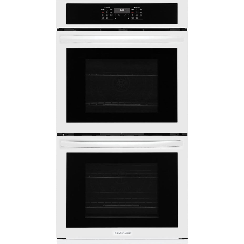  Frigidaire 27-inch, 7.6 cu. ft. Built-in Double Wall Oven with Air Fry FCWD2730AW IMAGE 1