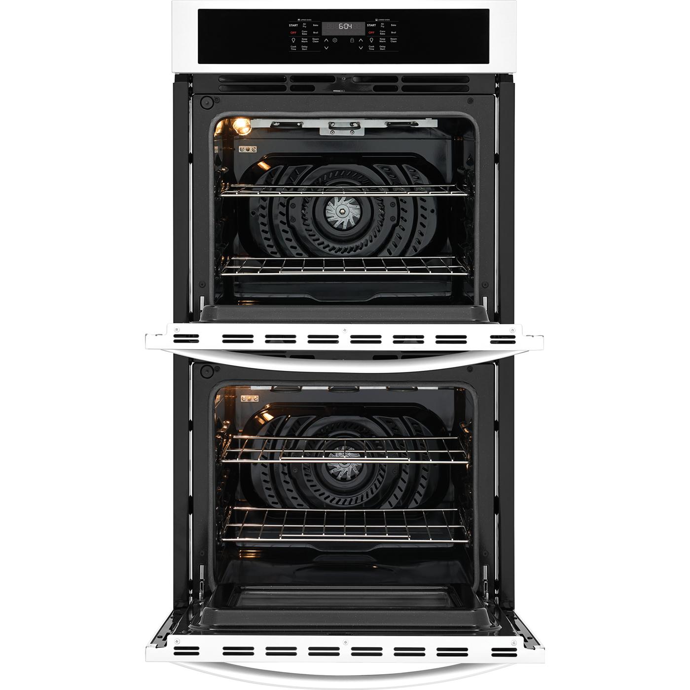  Frigidaire 27-inch, 7.6 cu. ft. Built-in Double Wall Oven with Air Fry FCWD2730AW IMAGE 2