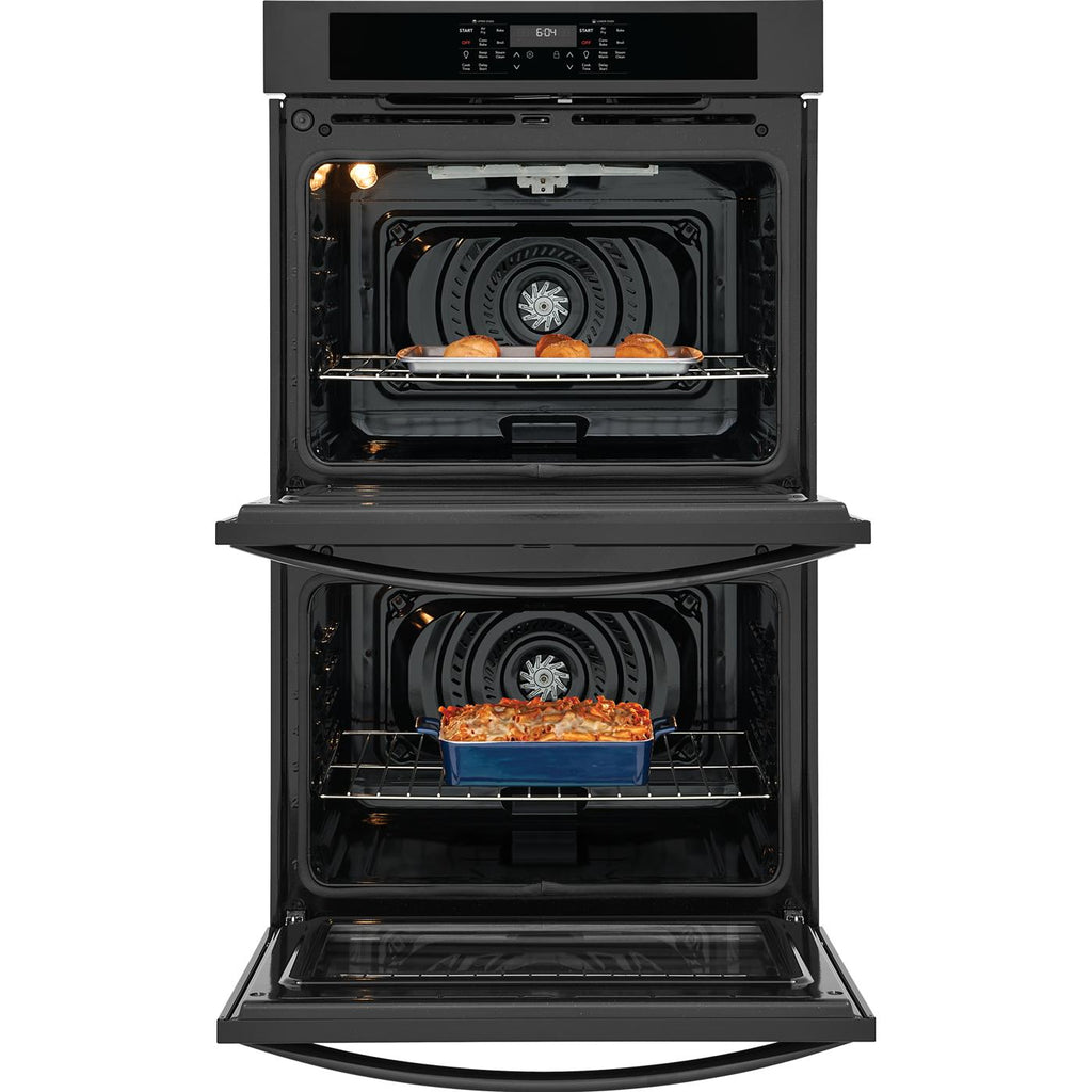  Frigidaire 30-inch, 10.6 cu. ft. Built-in Double Wall Oven with Air Fry FCWD3030AB IMAGE 3