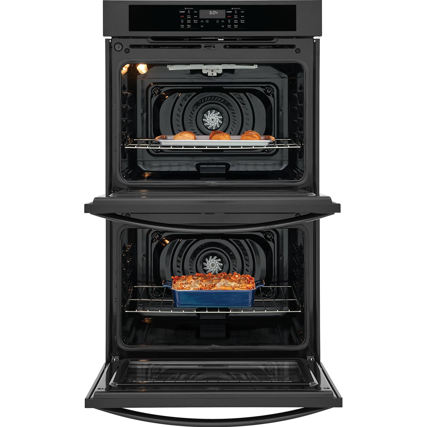  Frigidaire 30-inch, 10.6 cu. ft. Built-in Double Wall Oven with Air Fry FCWD3030AB IMAGE 3