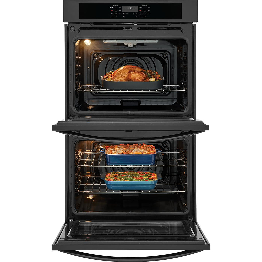  Frigidaire 30-inch, 10.6 cu. ft. Built-in Double Wall Oven with Air Fry FCWD3030AB IMAGE 4
