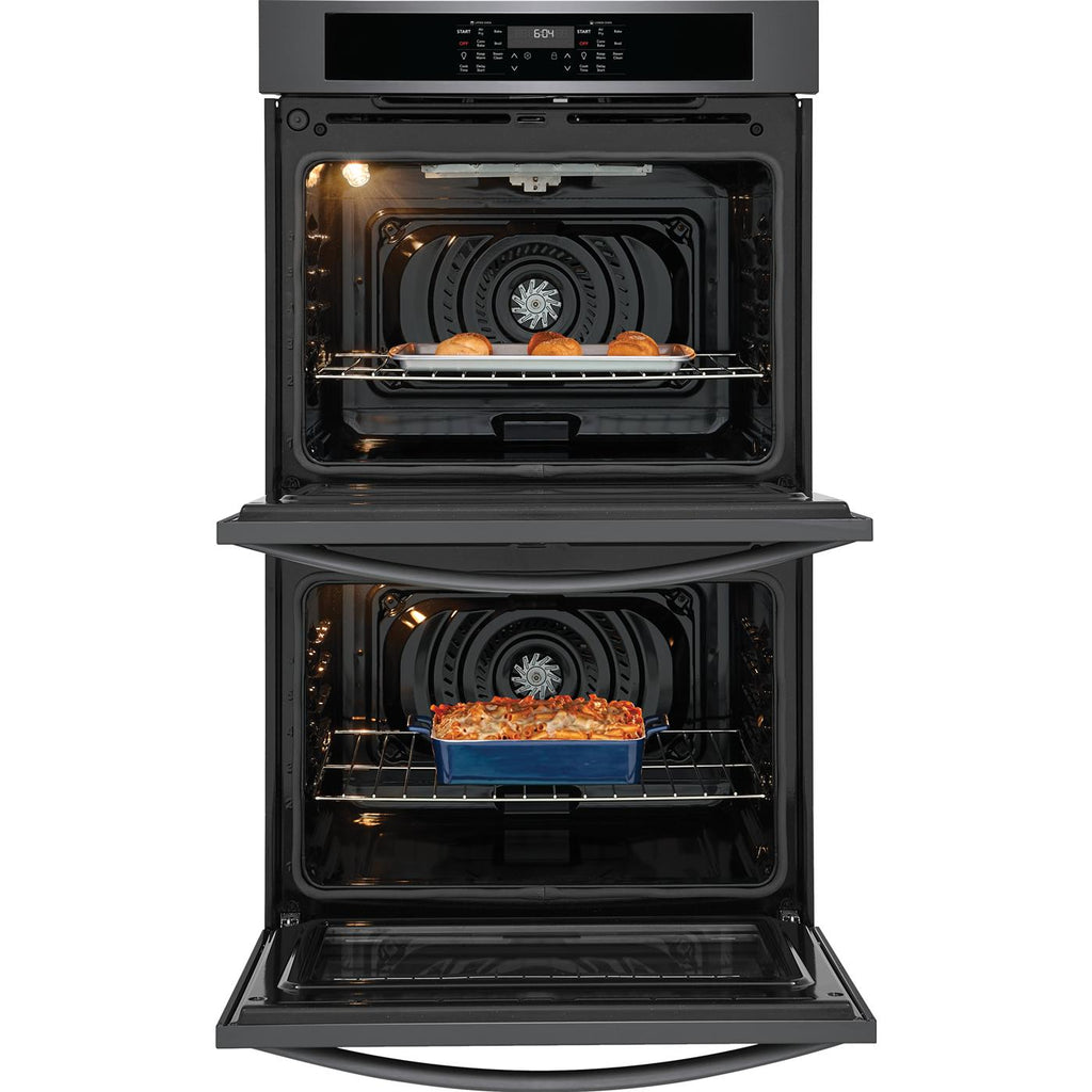  Frigidaire 30-inch, 10.6 cu. ft. Built-in Double Wall Oven with Air Fry FCWD3030AD IMAGE 3
