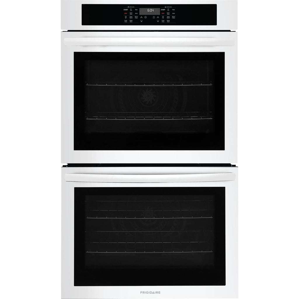 Frigidaire 30-inch, 10.6 cu. ft. Built-in Double Wall Oven with Air Fry FCWD3030AW IMAGE 1