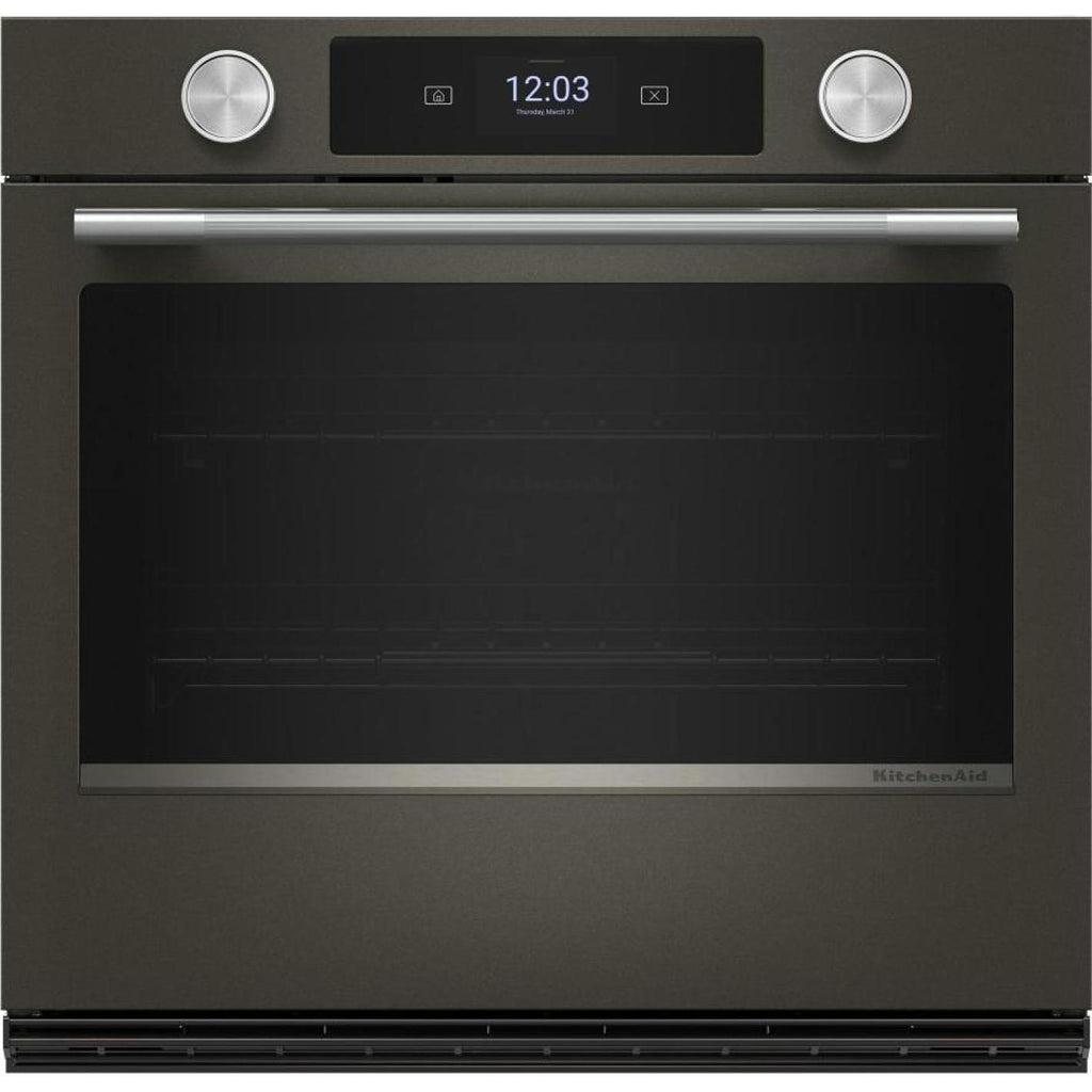  KitchenAid 30-inch Smart Electric Single Wall Oven with Intelligent Cooking Camera KOES930SBE IMAGE 1