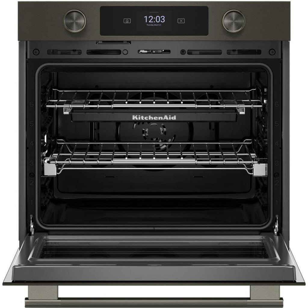  KitchenAid 30-inch Smart Electric Single Wall Oven with Intelligent Cooking Camera KOES930SBE IMAGE 2