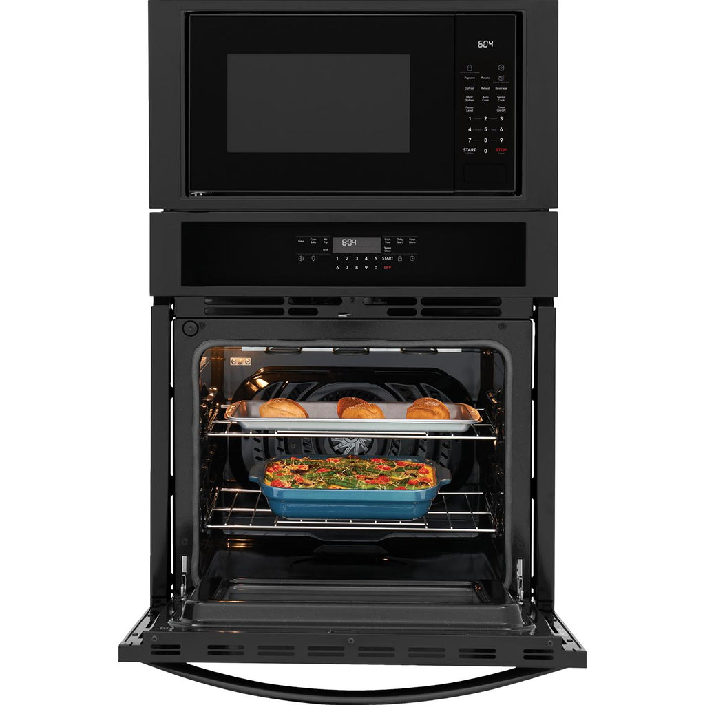  Frigidaire 27-inch built-in Microwave Combination Wall Oven with Air Fry FCWM2730AB IMAGE 2