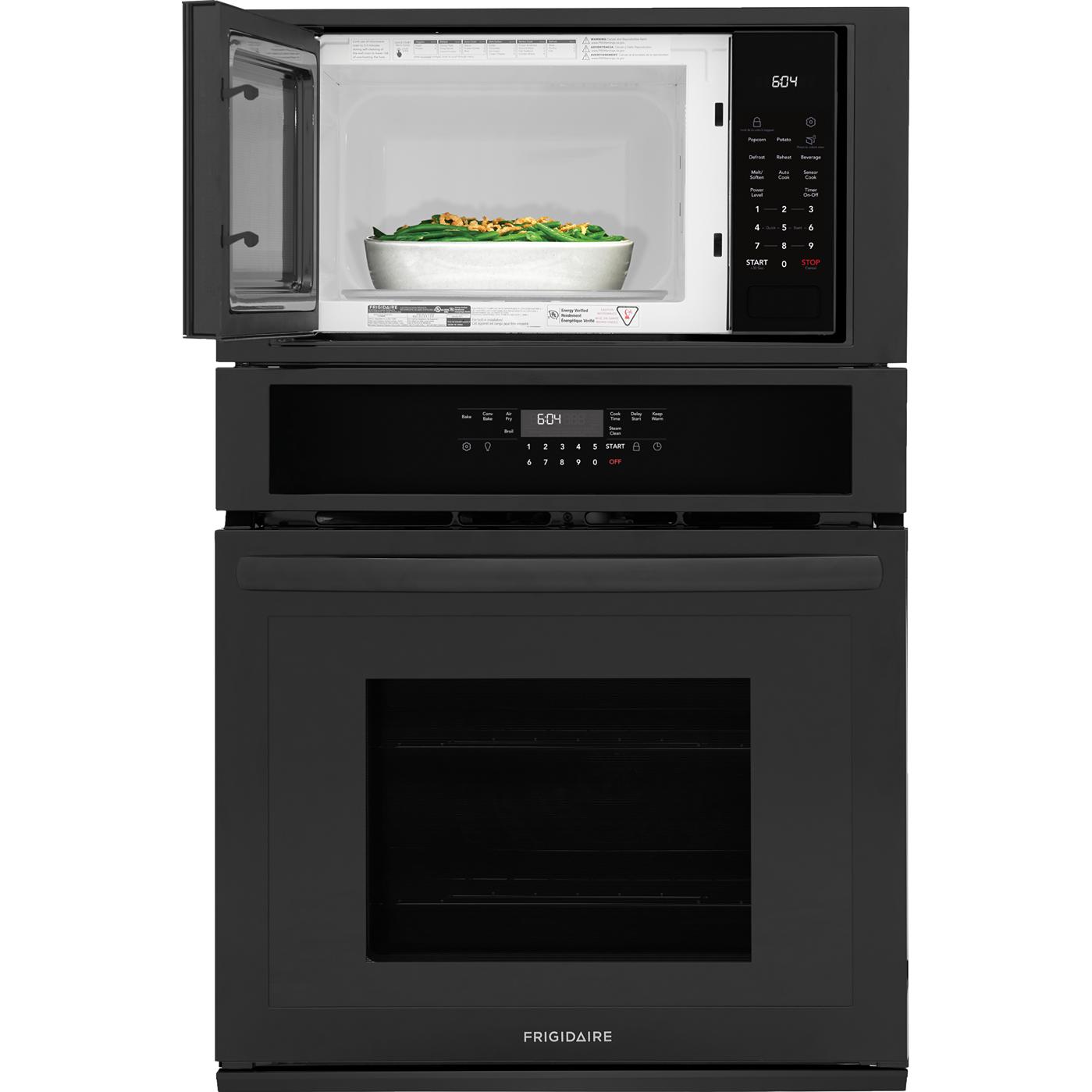  Frigidaire 27-inch built-in Microwave Combination Wall Oven with Air Fry FCWM2730AB IMAGE 4