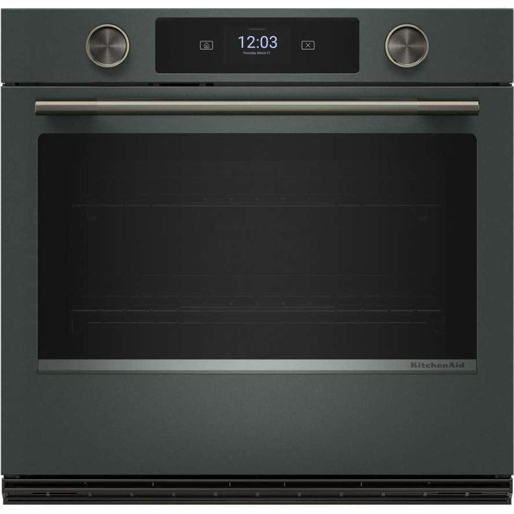  KitchenAid 30-inch Smart Electric Single Wall Oven with Intelligent Cooking Camera KOES930SJP IMAGE 1
