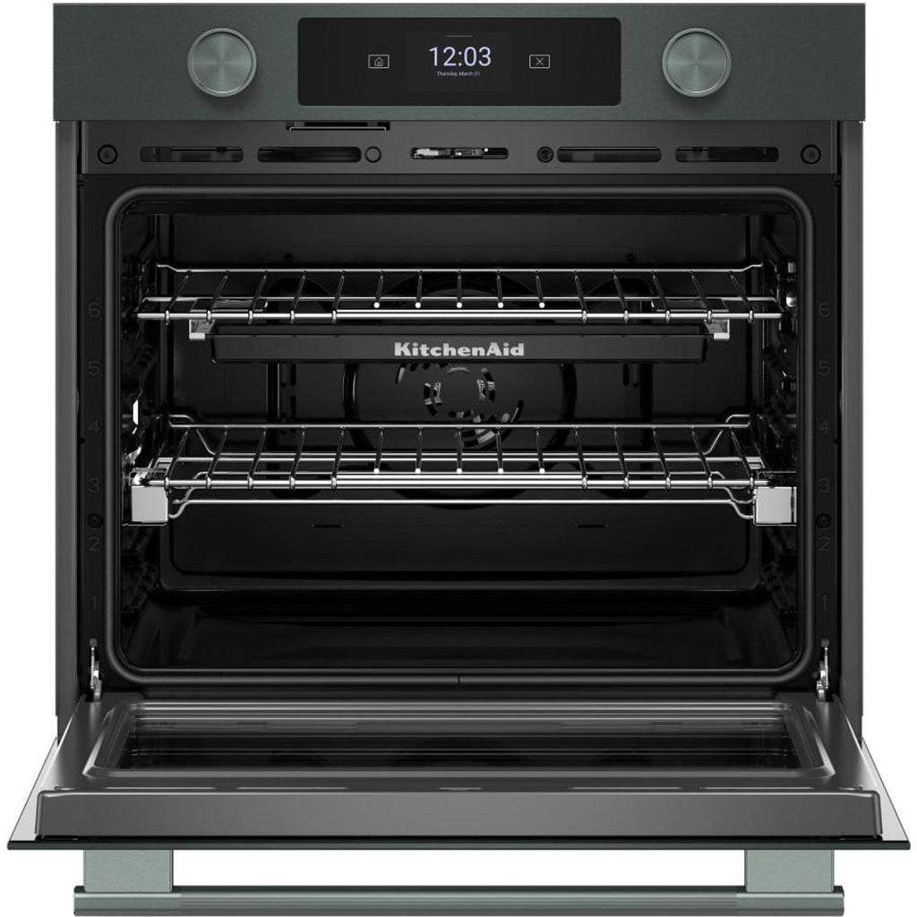  KitchenAid 30-inch Smart Electric Single Wall Oven with Intelligent Cooking Camera KOES930SJP IMAGE 2