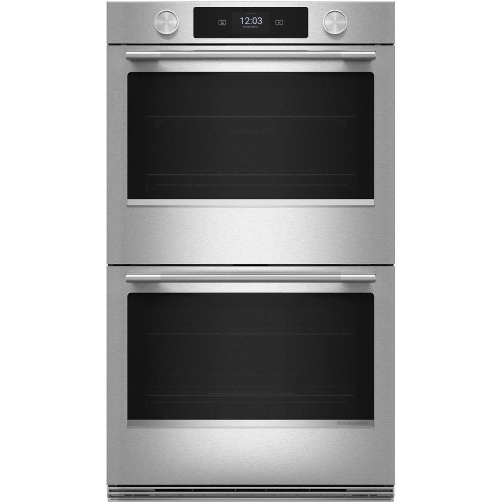  KitchenAid 30-inch Smart Electric Double Wall Oven with Intelligent Cooking Camera KOED930SPS IMAGE 1