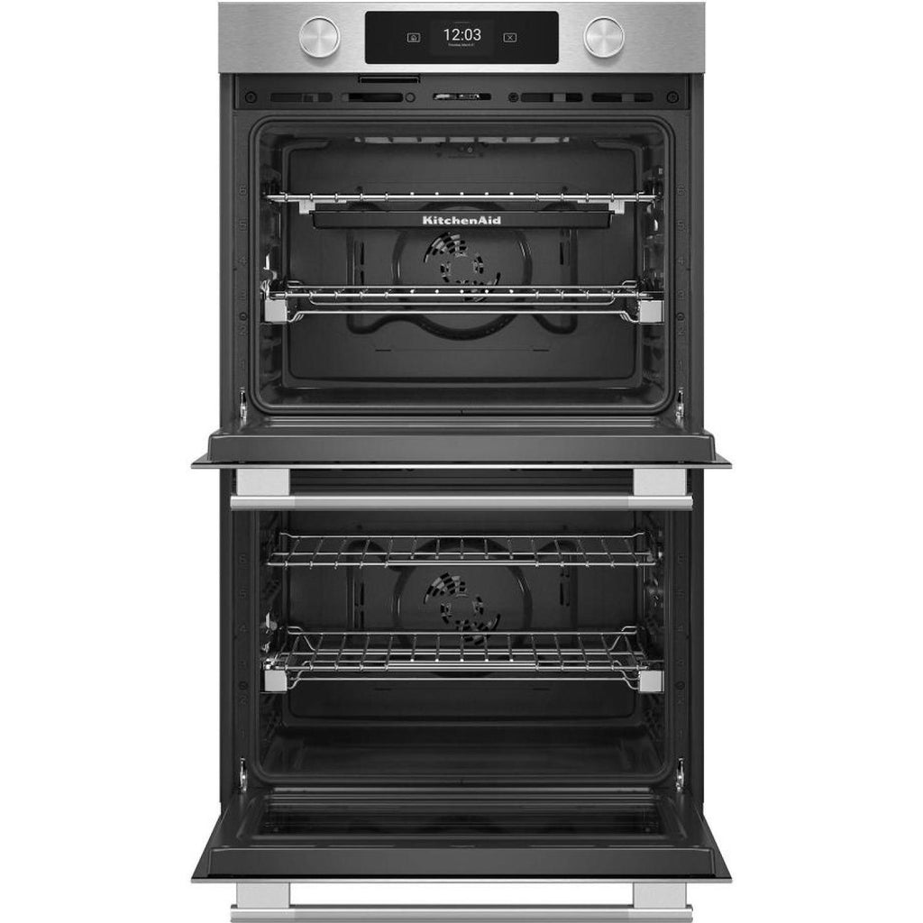  KitchenAid 30-inch Smart Electric Double Wall Oven with Intelligent Cooking Camera KOED930SPS IMAGE 2