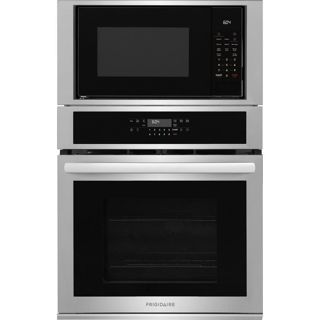  Frigidaire 27-inch built-in Microwave Combination Wall Oven with Air Fry FCWM2730AS IMAGE 1