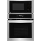 Frigidaire 27-inch built-in Microwave Combination Wall Oven with Air Fry FCWM2730AS IMAGE 1