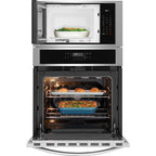  Frigidaire 27-inch built-in Microwave Combination Wall Oven with Air Fry FCWM2730AS IMAGE 2