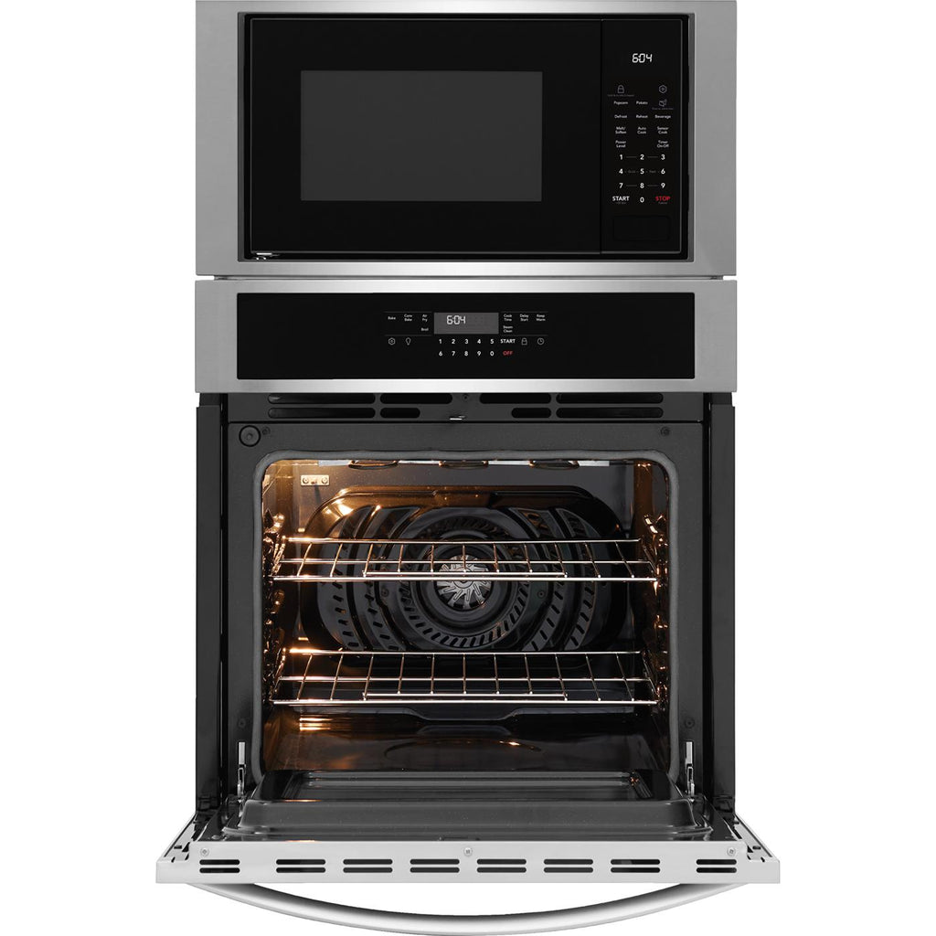  Frigidaire 27-inch built-in Microwave Combination Wall Oven with Air Fry FCWM2730AS IMAGE 3