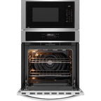  Frigidaire 27-inch built-in Microwave Combination Wall Oven with Air Fry FCWM2730AS IMAGE 3