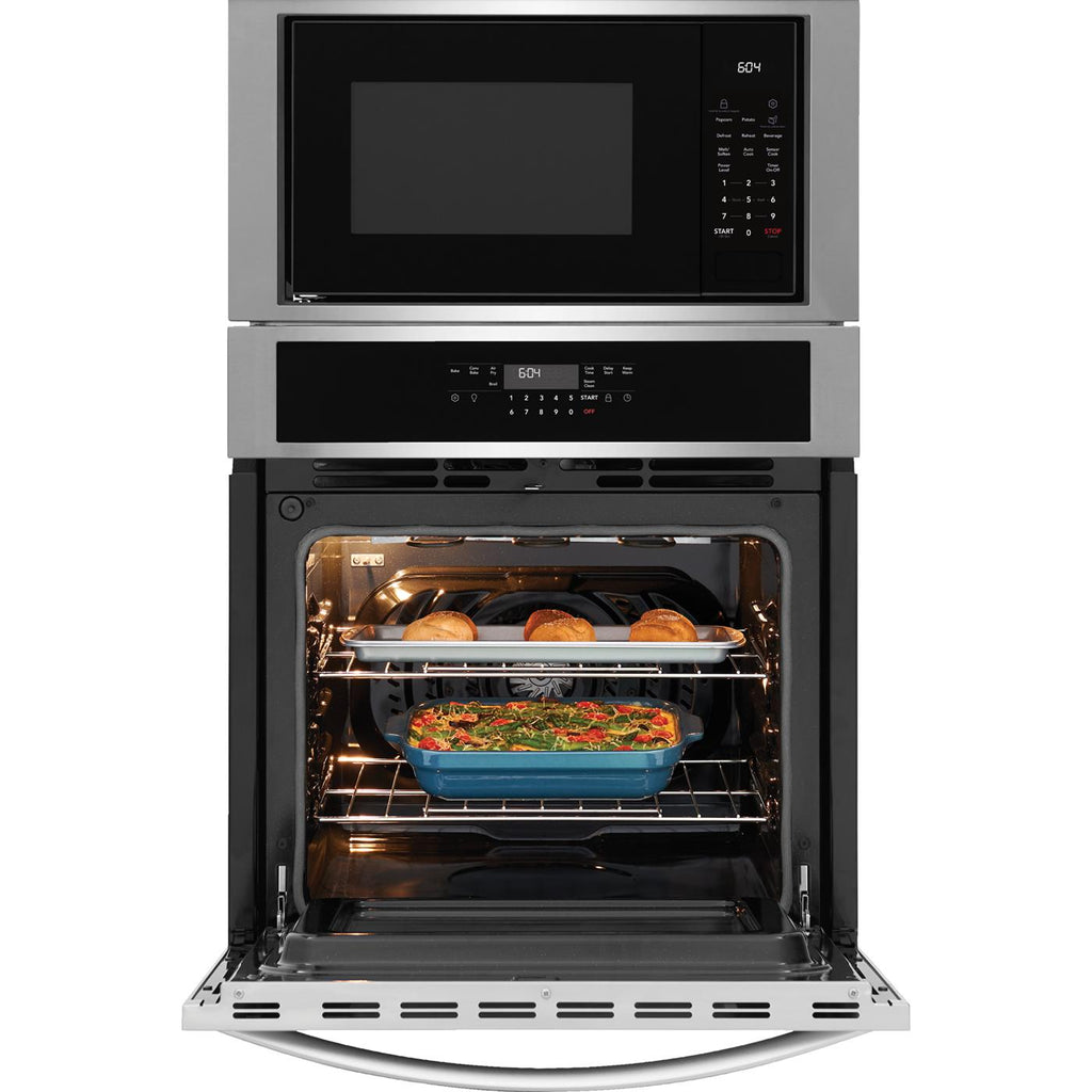  Frigidaire 27-inch built-in Microwave Combination Wall Oven with Air Fry FCWM2730AS IMAGE 4