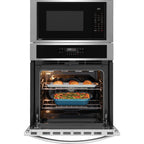  Frigidaire 27-inch built-in Microwave Combination Wall Oven with Air Fry FCWM2730AS IMAGE 4