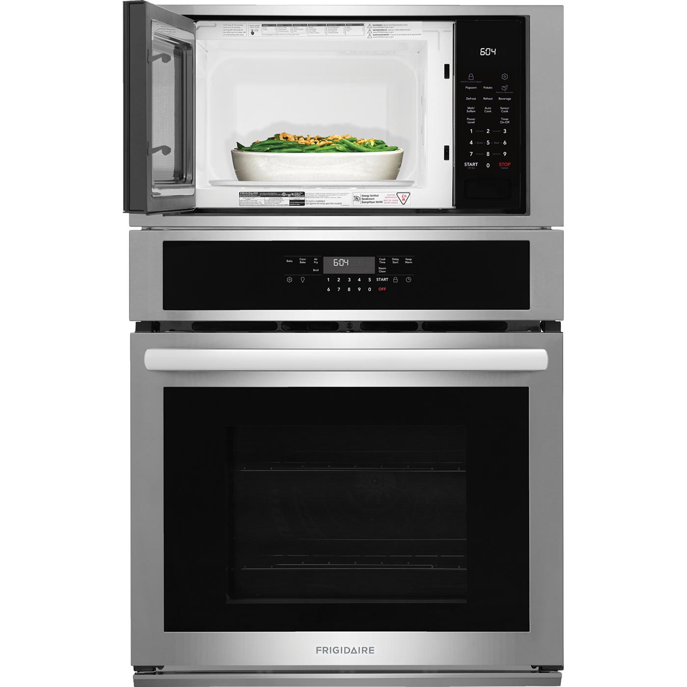  Frigidaire 27-inch built-in Microwave Combination Wall Oven with Air Fry FCWM2730AS IMAGE 5