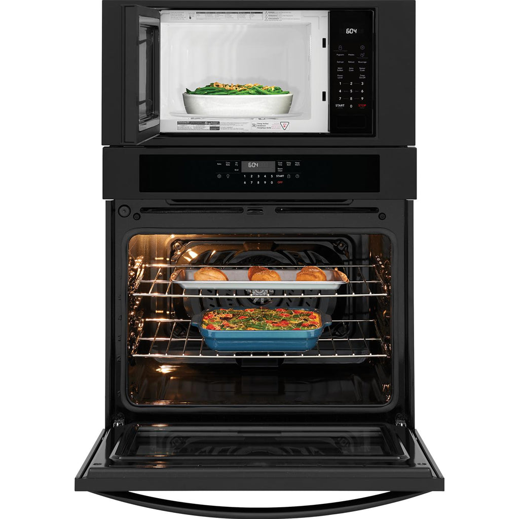  Frigidaire 30-inch built-in Microwave Combination Wall Oven with Air Fry FCWM3030AB IMAGE 2