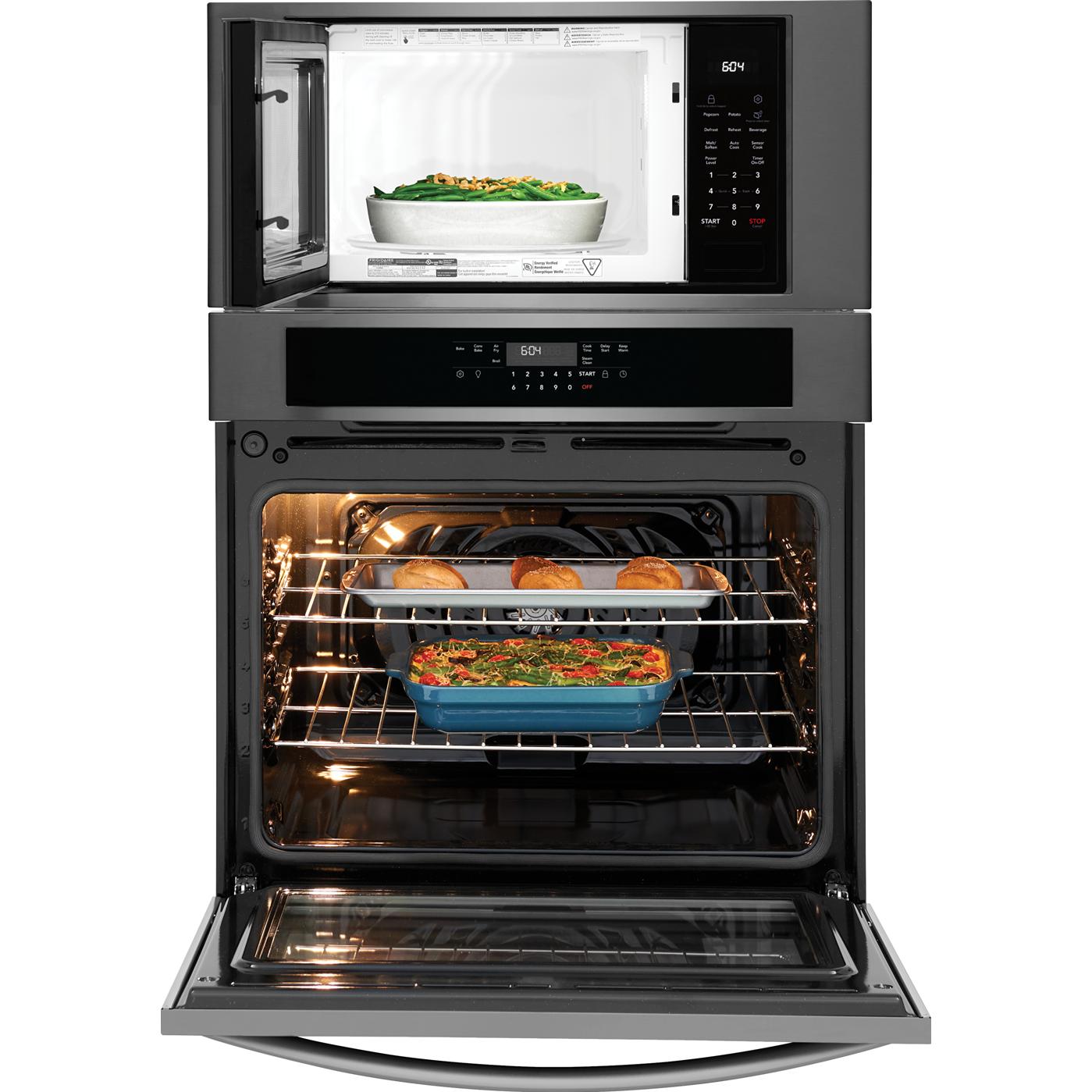  Frigidaire 30-inch built-in Microwave Combination Wall Oven with Air Fry FCWM3030AD IMAGE 2