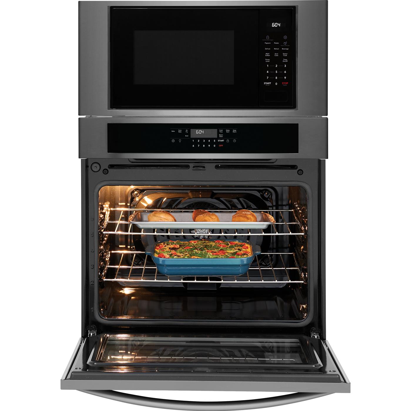  Frigidaire 30-inch built-in Microwave Combination Wall Oven with Air Fry FCWM3030AD IMAGE 3