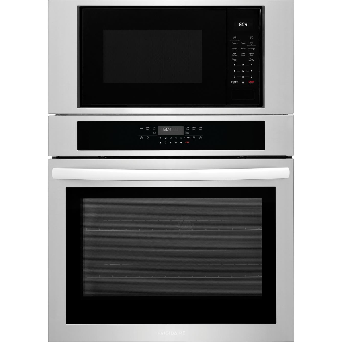  Frigidaire 30-inch built-in Microwave Combination Wall Oven with Air Fry FCWM3030AS IMAGE 1