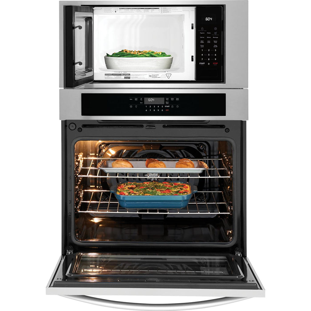  Frigidaire 30-inch built-in Microwave Combination Wall Oven with Air Fry FCWM3030AS IMAGE 2