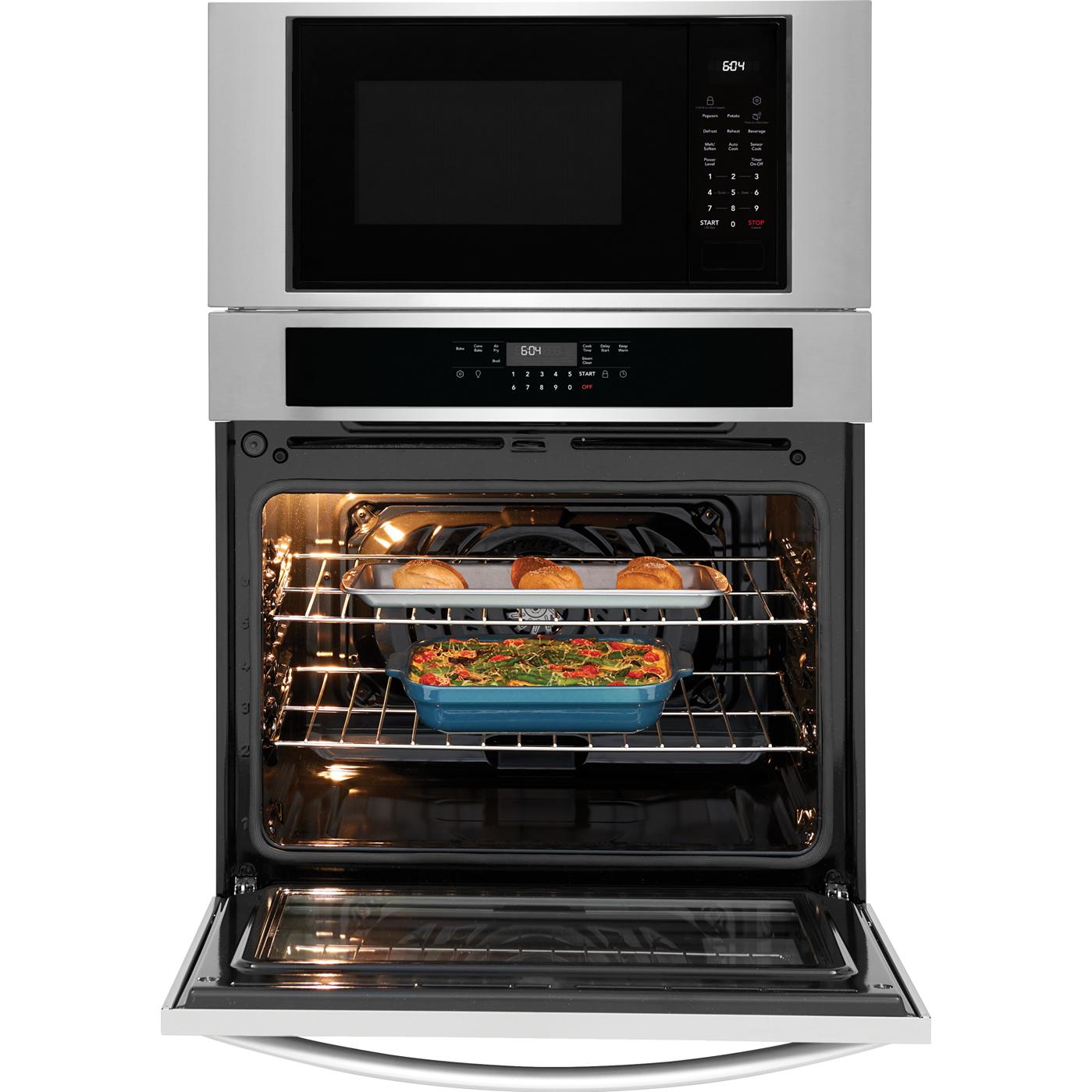  Frigidaire 30-inch built-in Microwave Combination Wall Oven with Air Fry FCWM3030AS IMAGE 3