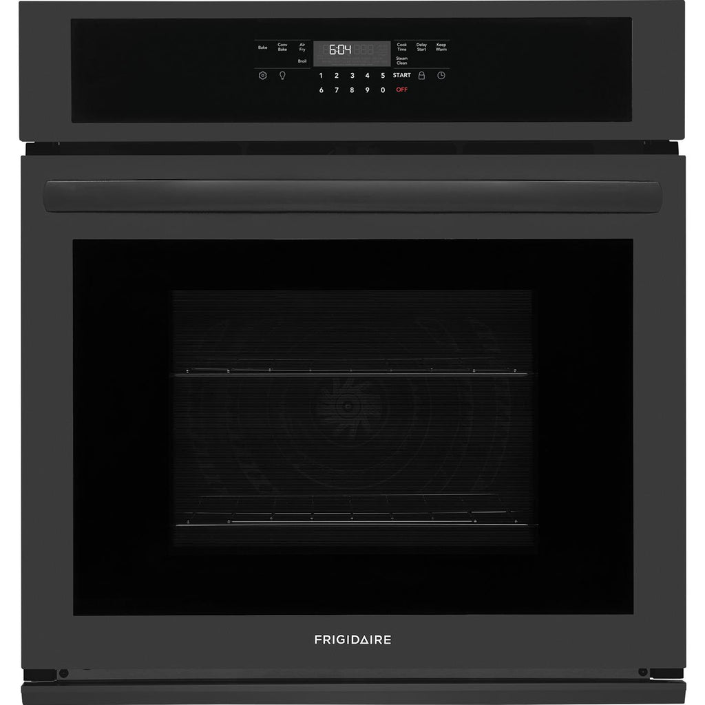 Frigidaire 27-inch, 3.8 cu. ft. Built-in Single Wall Oven with Air Fry FCWS2730AB IMAGE 1
