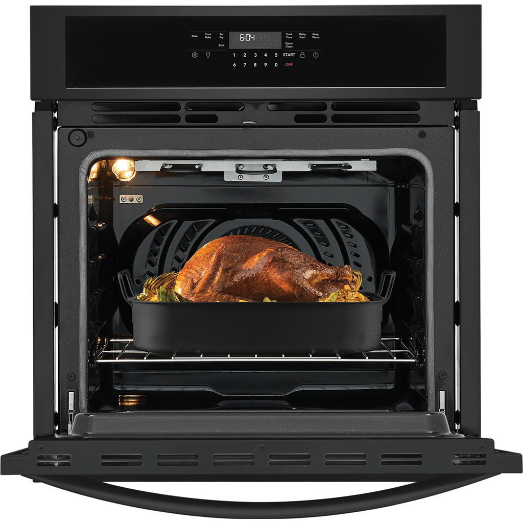  Frigidaire 27-inch, 3.8 cu. ft. Built-in Single Wall Oven with Air Fry FCWS2730AB IMAGE 2