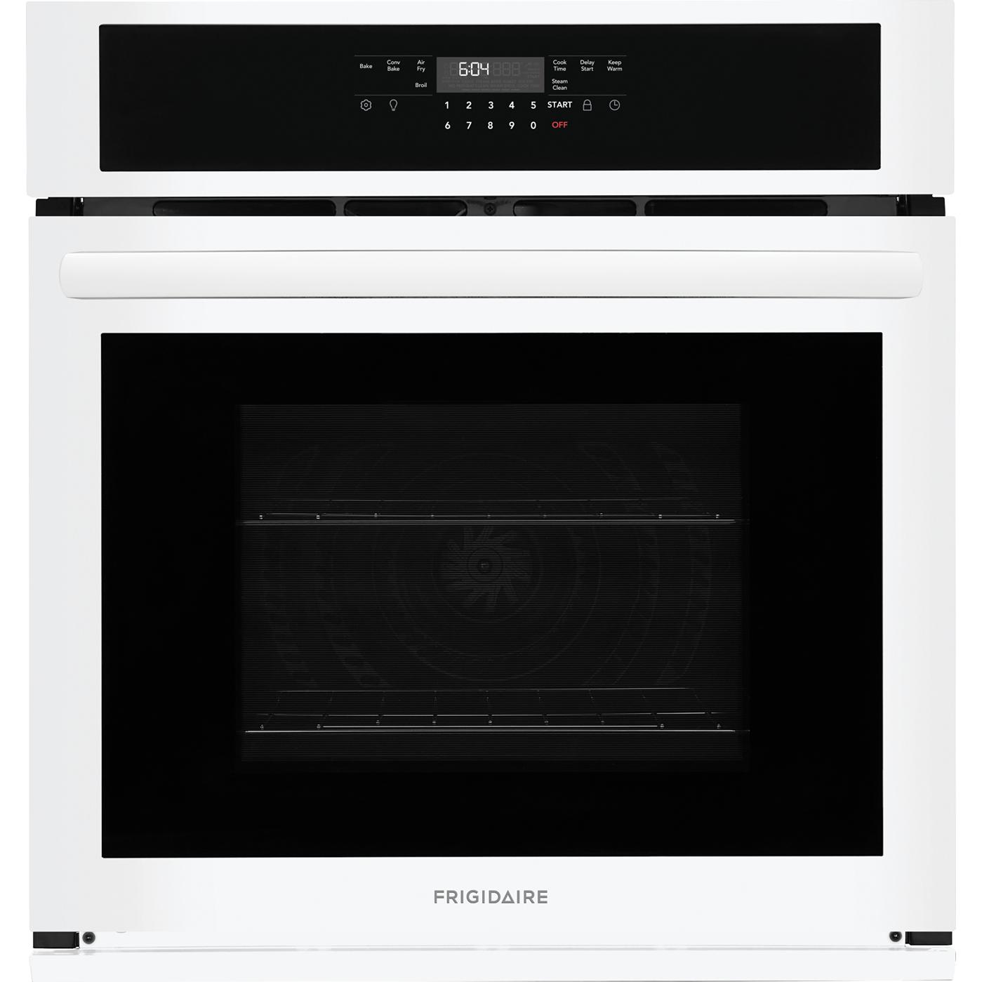  Frigidaire 27-inch, 3.8 cu. ft. Built-in Single Wall Oven with Air Fry FCWS2730AW IMAGE 1
