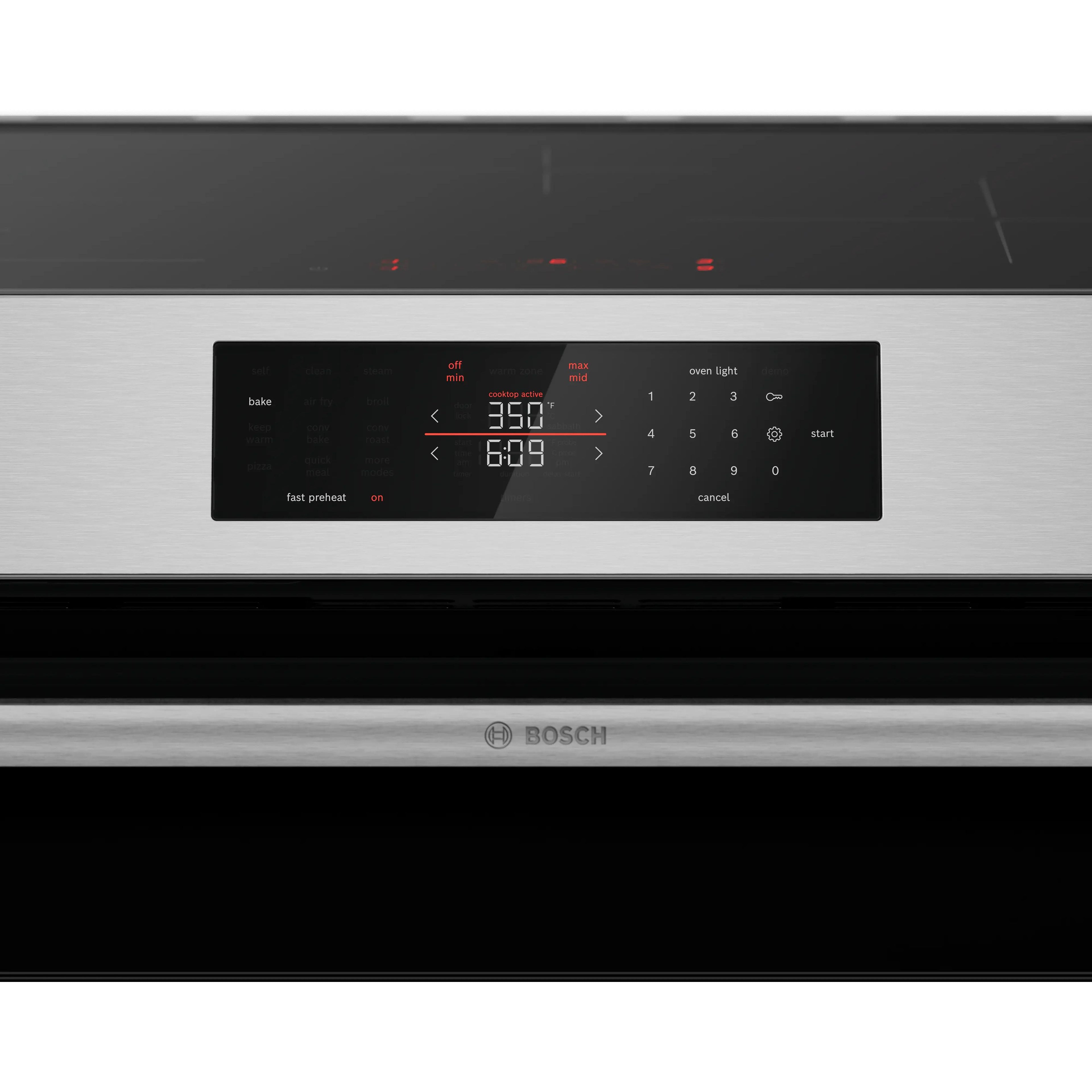  Bosch 300 Series Induction Freestanding Range HIF3050MC IMAGE 7