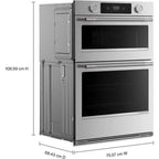  KitchenAid 30-inch Smart Electric Combo Wall Oven with Intelligent Cooking Camera KOEC930SPS IMAGE 9