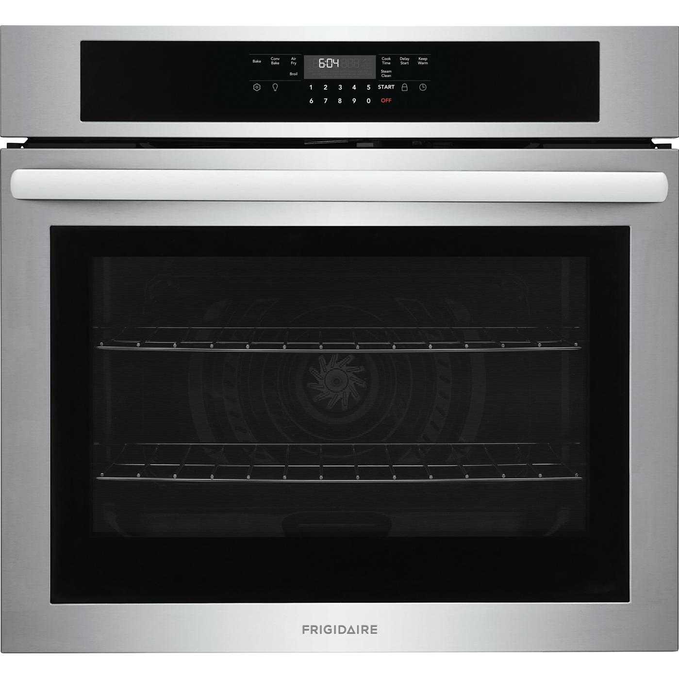  Frigidaire 30-inch, 5.3 cu. ft. Built-in Single Wall Oven with Air Fry FCWS3030AS IMAGE 1