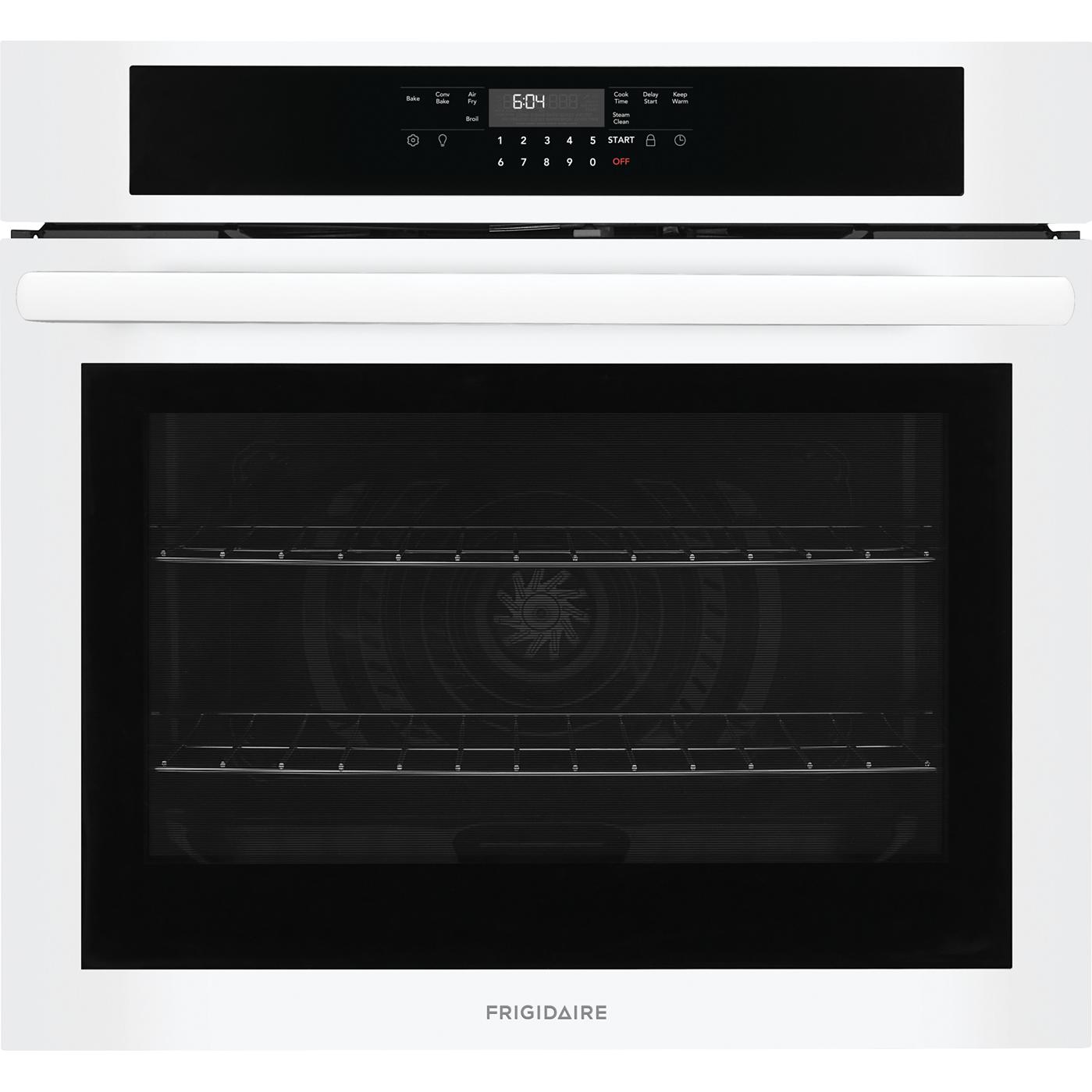  Frigidaire 30-inch, 5.3 cu. ft. Built-in Single Wall Oven with Air Fry FCWS3030AW IMAGE 1