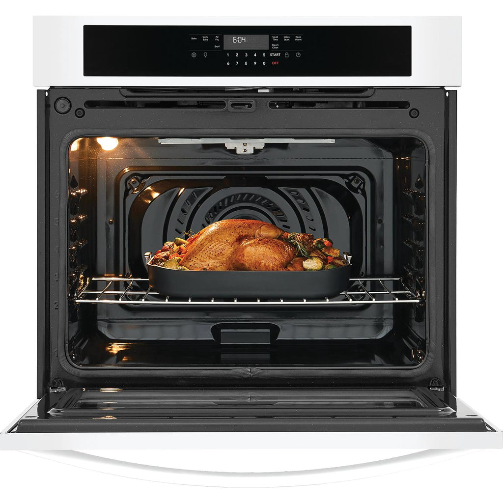  Frigidaire 30-inch, 5.3 cu. ft. Built-in Single Wall Oven with Air Fry FCWS3030AW IMAGE 2