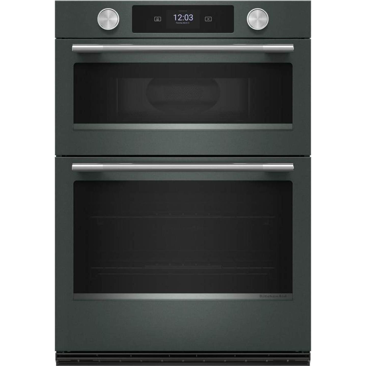  KitchenAid 30-inch Smart Electric Combo Wall Oven with Intelligent Cooking Camera KOEC930SJP IMAGE 1