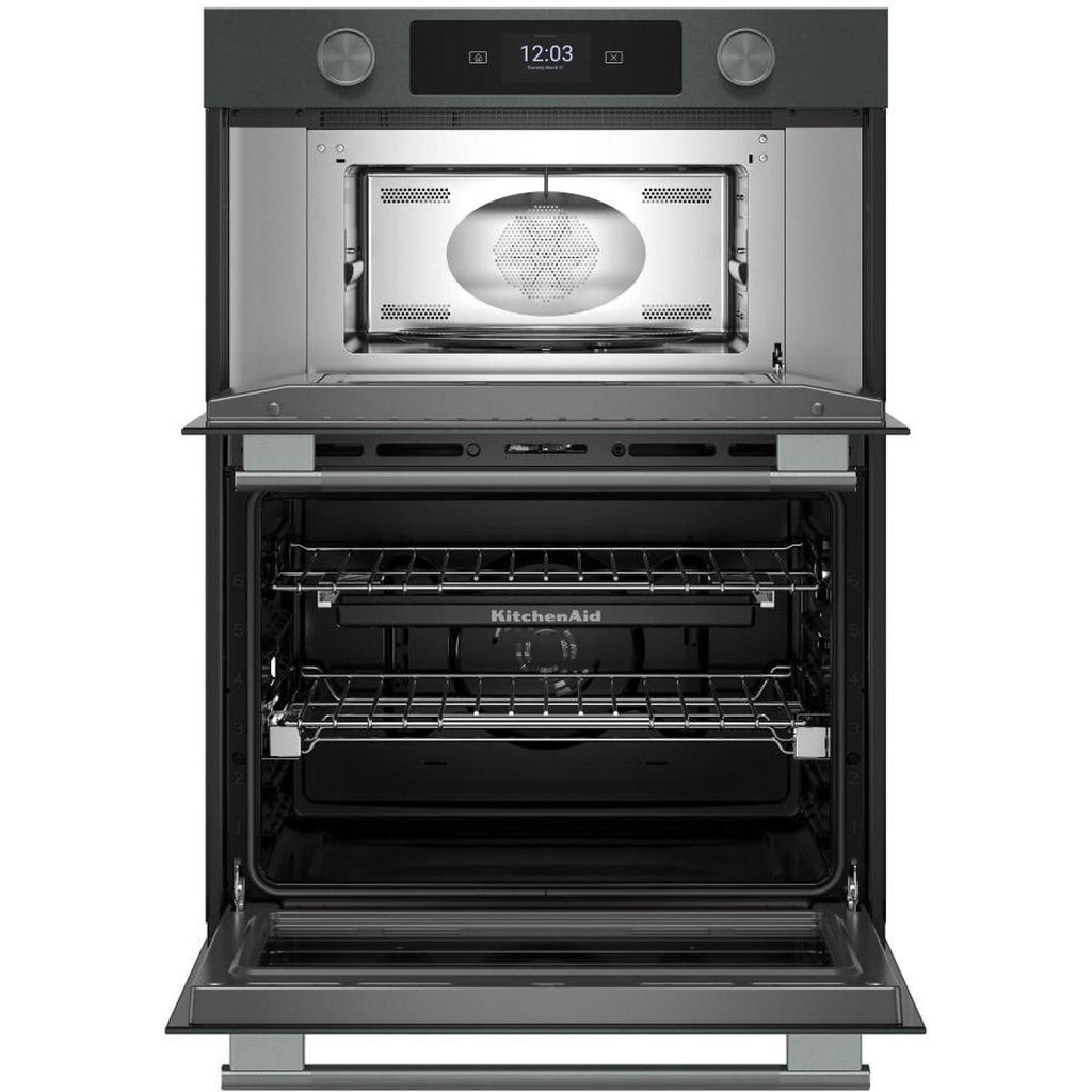  KitchenAid 30-inch Smart Electric Combo Wall Oven with Intelligent Cooking Camera KOEC930SJP IMAGE 2