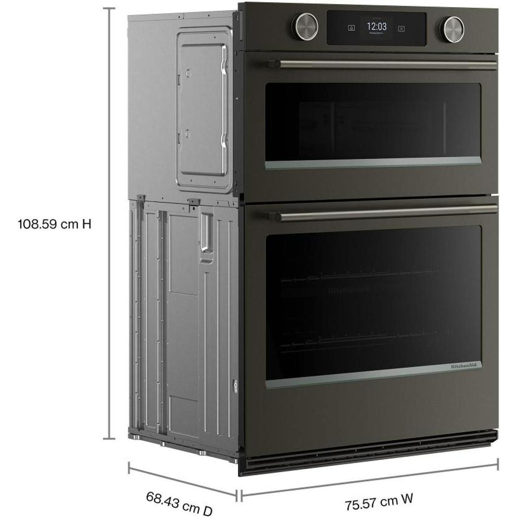  KitchenAid 30-inch Smart Electric Combo Wall Oven with Intelligent Cooking Camera KOEC930SBE IMAGE 10