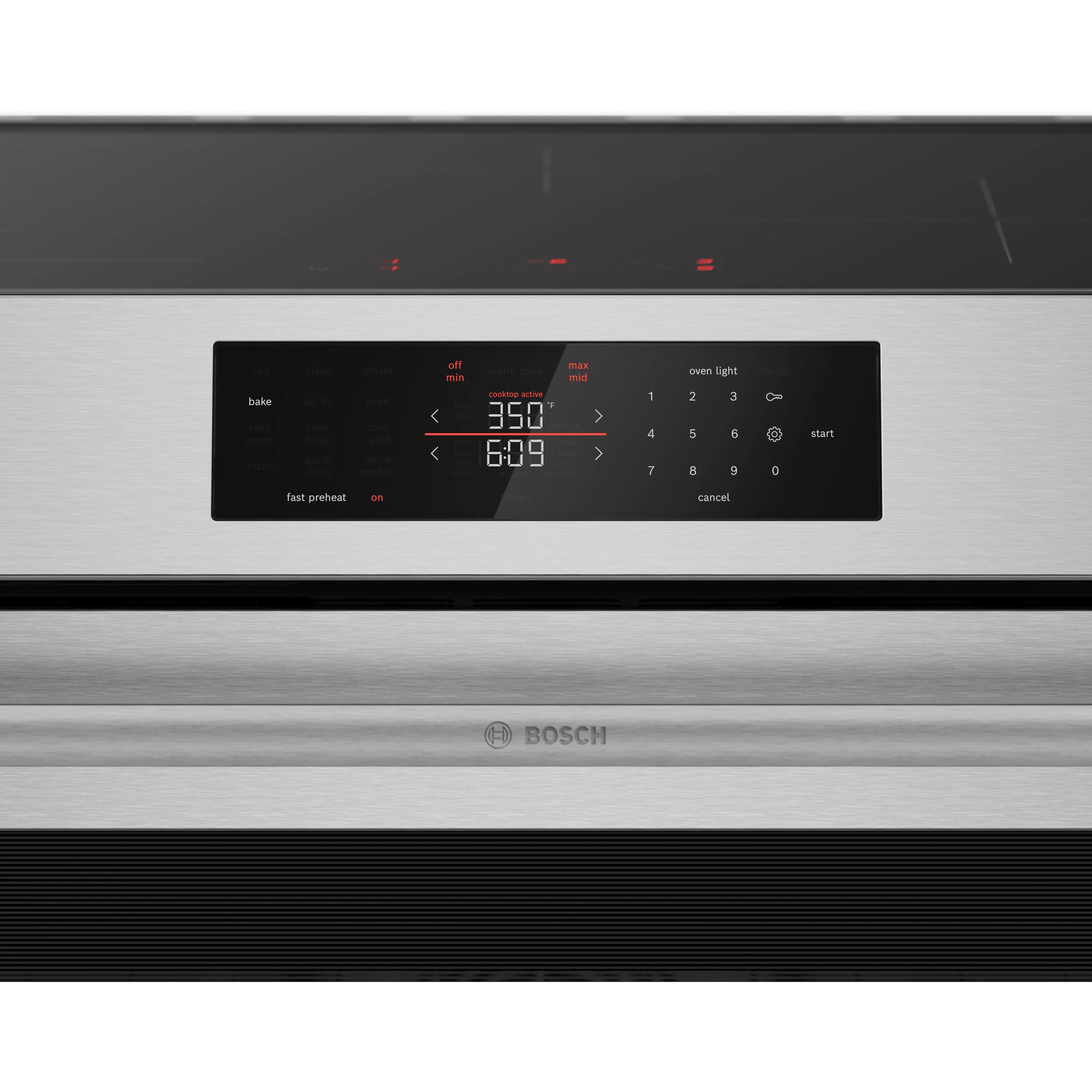  Bosch 500 Series Induction Freestanding Range HIF5050MC IMAGE 5