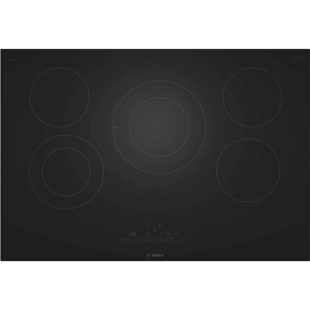  Bosch 30-inch Built-In 800 Series Electric Cooktop without frame NET8062UC IMAGE 1