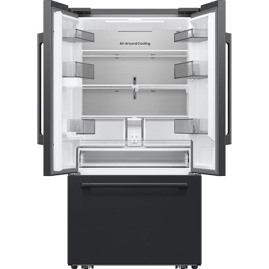  Samsung 30 cu.ft. Bespoke AI 3-Door French Door RF70H30KEEAA IMAGE 2