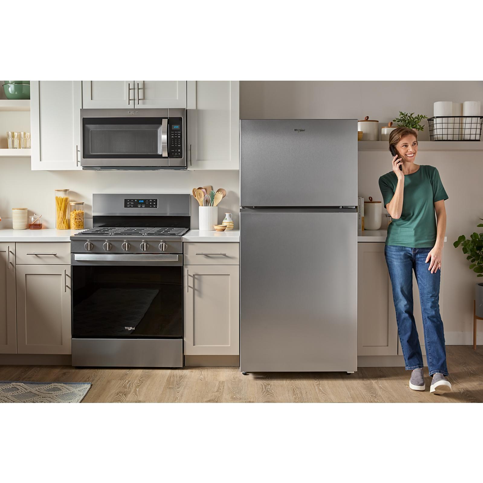  Whirlpool 28-inch, 14 cu. ft. Top Freezer Refrigerator with Total Coverage Cooling WRTX3314TB IMAGE 12