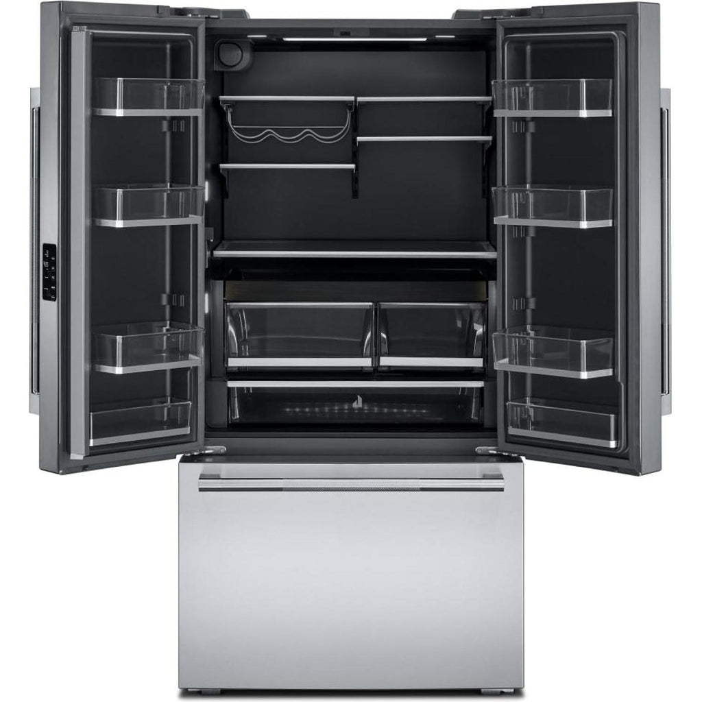  JennAir 36-inch, 24.8 cu. ft. Counter-Depth French 3-Door Refrigerator with Internal Water Dispenser JFFCCI72SM IMAGE 2