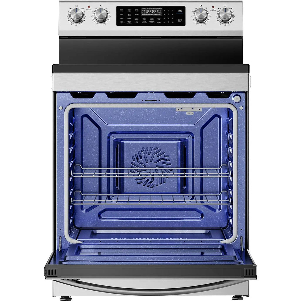  Midea 6.3 Cu. Ft. Freestanding Electric Range with Air Fry MER30A15ASTC IMAGE 2