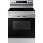  Samsung 6.3 cu. ft. Electric Freestanding Range Fan Convection Oven with Air Fry NE63F6510SR/AC IMAGE 1