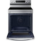  Samsung 6.3 cu. ft. Electric Freestanding Range Fan Convection Oven with Air Fry NE63F6510SR/AC IMAGE 3