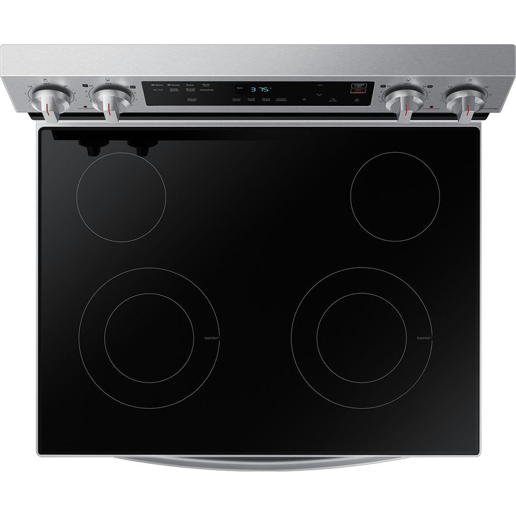  Samsung 6.3 cu. ft. Electric Freestanding Range Fan Convection Oven with Air Fry NE63F6510SR/AC IMAGE 7