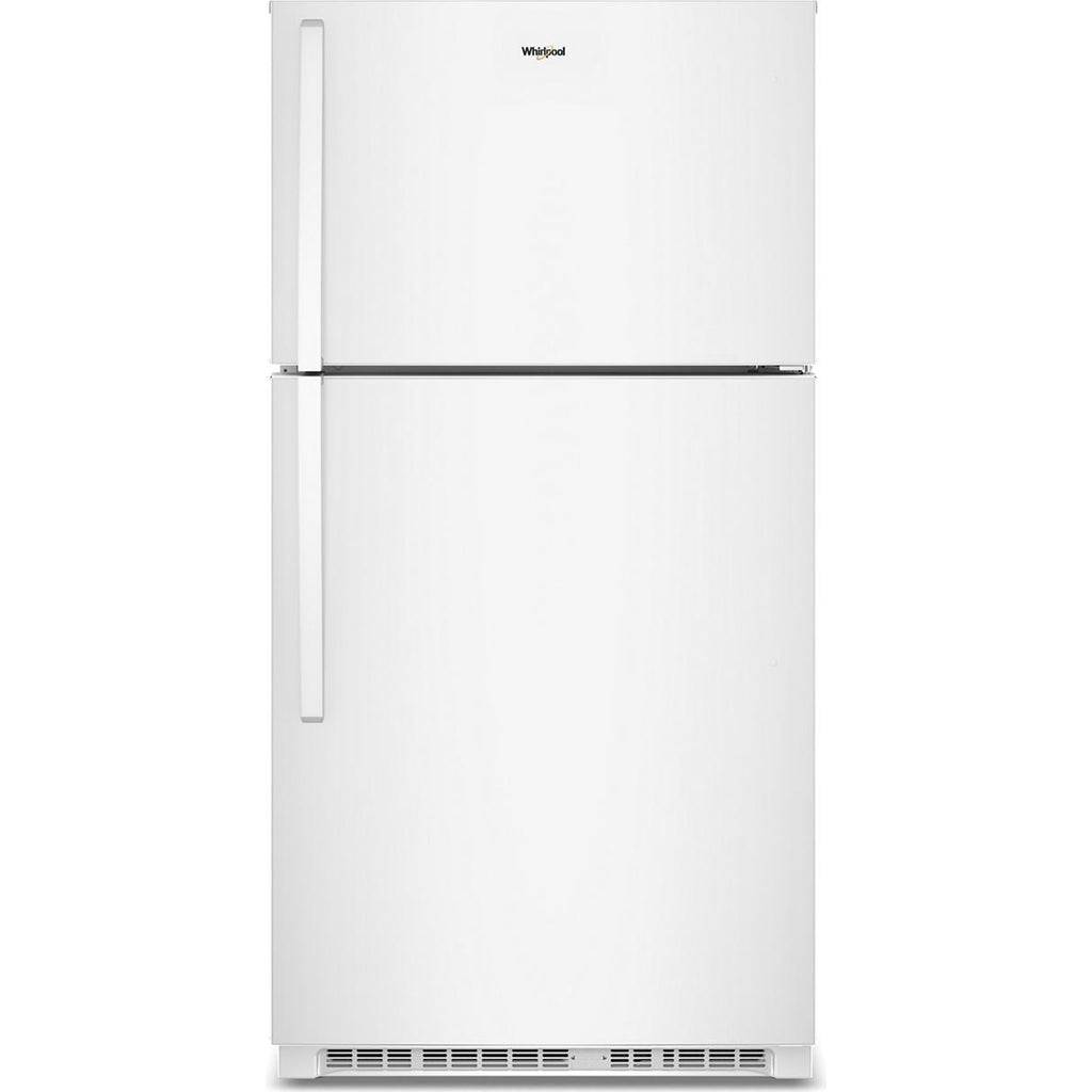  Whirlpool 32.8-inch, 21.3 cu. ft. Freestanding Top Freezer Refrigerator with Flexi-slide™ Deli Drawer WRTX7421TW IMAGE 1